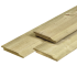 Rabat overhangend 1,9x14,5x420 cm NE Vuren geschaafd, groen geïmpregneerd