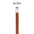 Liv Solitary 12V Corten Ø6,7x61,2 cm