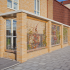 Bouwstaalmat 300x200 cm, maas 5x5x0,4 cm Verzinkt