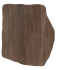 Staptegel Flex Stones Ø42x36x2 Holz Marrone