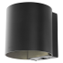 Halo Down Wall 12V Black Ø10x11,5x10 cm