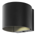 Halo Down Wall 230V Black Ø13x13x10 cm