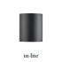 Halo Up-Down Wall 12V Black Ø10x11,5x12 cm