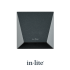 Wedge Wall 12V Dark Grey 6,3x10x10 cm