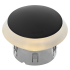 PUCK grondspot 12V Black Ø 60 mm