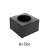 Box 1 Black, montagebox voor  Ø 60 mm grondspots