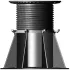 Tegeldrager VersiJack F4 verstelbaar 117-201 mm Zwart