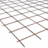 Bouwstaalmat 300x200 cm, maas 15x15x0,4 cm Roest