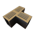 RSSD lijngoot T-stuk 6,5x10 cm Corten