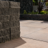 Wallblock Split 40x15x6 cm Antraciet