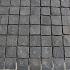 Natuursteen keien TB basalt Rion 14x14x5/7 cm Antraciet