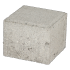 Halve Betonstraatsteen Ecotop Base 10,5x10,5x8 cm Grijs