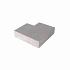 Oud Hollandse traptrede buitenhoek 60/60x37x15 cm Grijs
