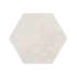 Staptegel Hexagons Quarzite Bianca Ø60x52x2cm